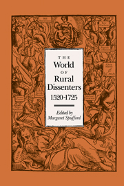 The world of rural dissenters, 1520-1725