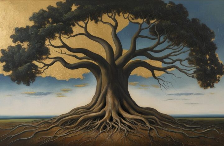 Image made by Canva AI depicting a large, ancient tree representing evolving perspectives.
