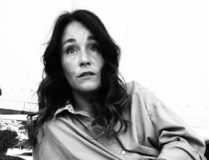 Black and white photo of Marjolijn van Heemstra by Sophie Hemels