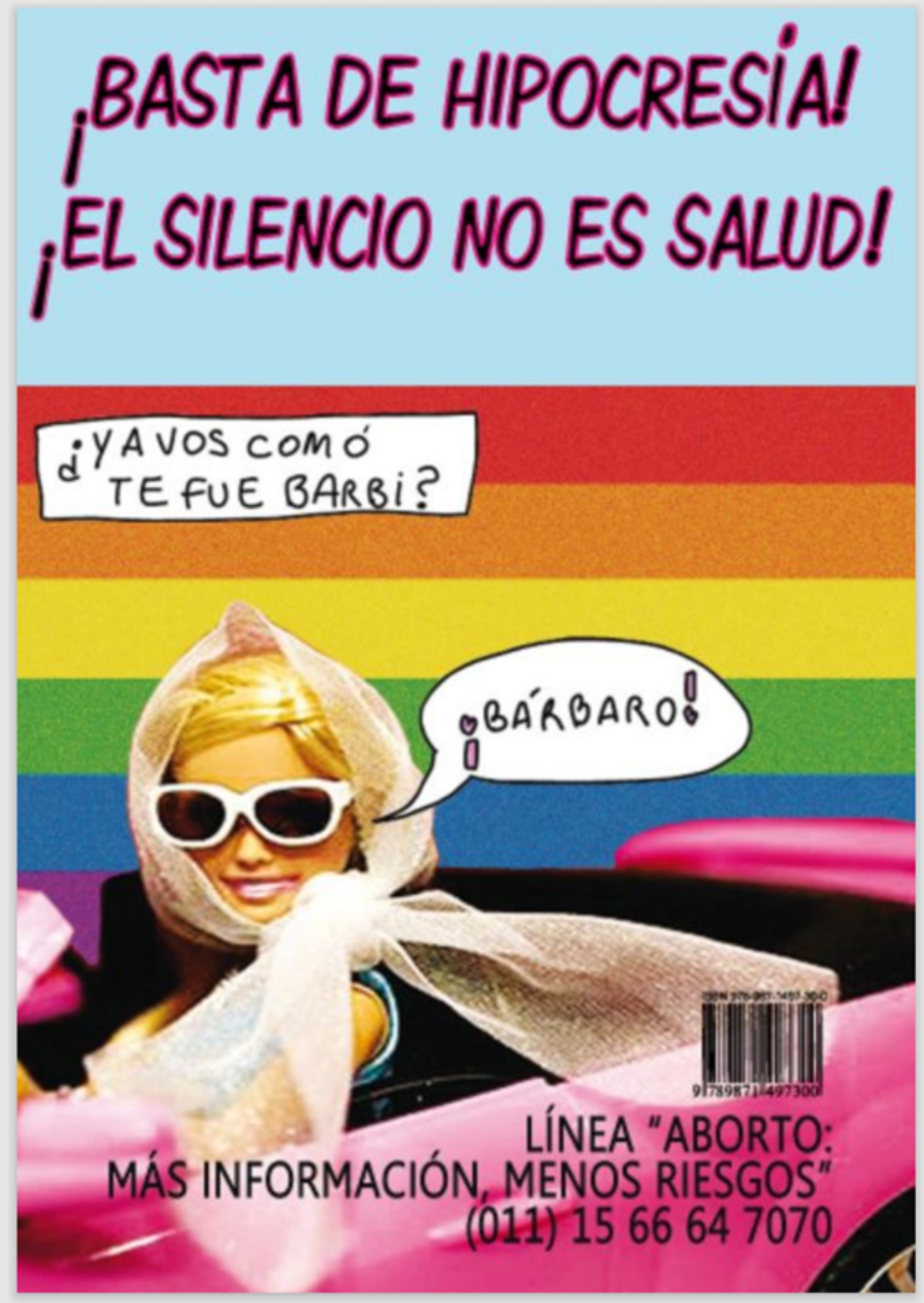 Lesbianas y Feministas por la Descriminalización del Aborto. Todo lo que querés saber sobre cómo hacerse un aborto con pastillas. Buenos Aires: El Colectivo, 2010. Image reproduced for research purposes.