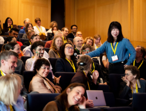 Photo of NIAS fellows at the conference on belonging